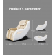  MASSAGE CHAIR T-610 -ORANGE BROWN